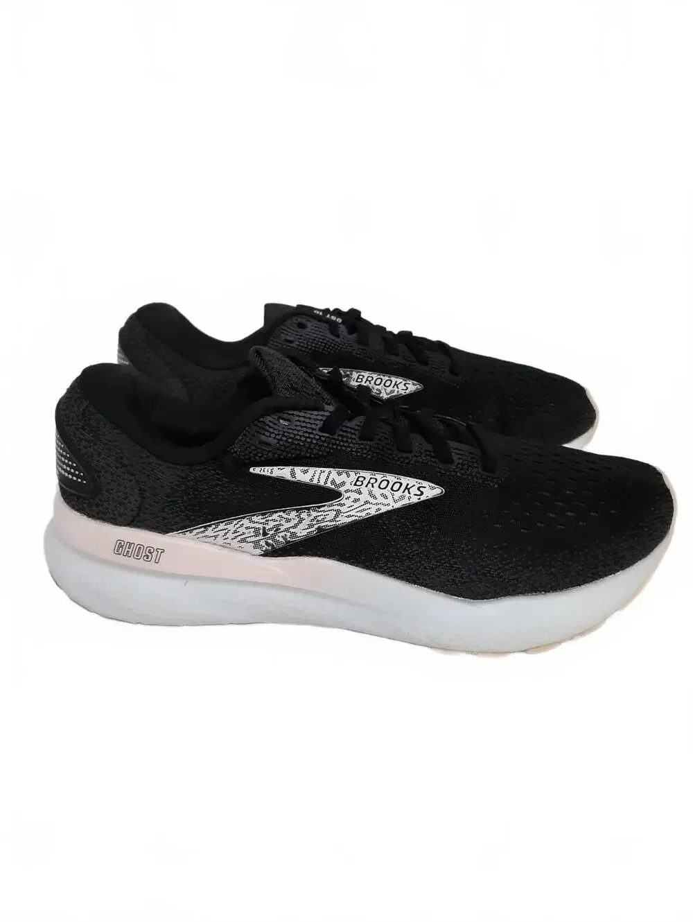 Brooks Men Ghost 16 1204071B077 Black 9.5 D Running Shoes